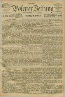 Posener Zeitung. Jg.102, Nr. 757 (20 Oktober 1895) - Mittag=Ausgabe.