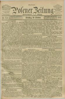 Posener Zeitung. Jg.102, Nr. 758 (29 Oktober 1895) - Abend=Ausgabe.