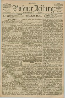 Posener Zeitung. Jg.102, Nr. 760 (30 Oktober 1895) - Mittag=Ausgabe.