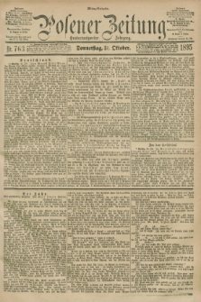 Posener Zeitung. Jg.102, Nr. 763 (31 Oktober 1895) - Mittag=Ausgabe.