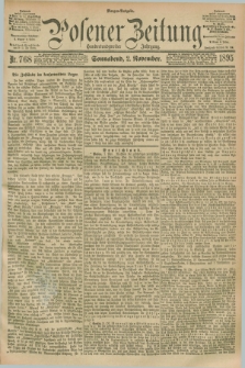 Posener Zeitung. Jg.102, Nr. 768 (2 November 1895) - Morgen=Ausgabe. + dod.