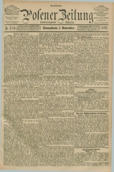 Posener Zeitung. Jg.102, Nr. 770 (2 November 1895) - Abend=Ausgabe.