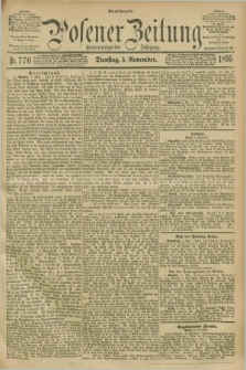 Posener Zeitung. Jg.102, Nr. 776 (5 November 1895) - Abend=Ausgabe.