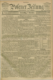 Posener Zeitung. Jg.102, Nr. 782 (7 November 1895) - Abend=Ausgabe.