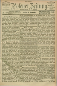 Posener Zeitung. Jg.102, Nr. 783 (8 November 1895) - Morgen=Ausgabe. + dod.