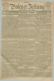 Posener Zeitung. Jg.102, Nr. 788 (9 November 1895) - Abend=Ausgabe.