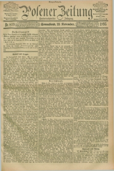 Posener Zeitung. Jg.102, Nr. 819 (23 November 1895) - Morgen=Ausgabe. + dod.