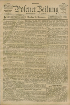 Posener Zeitung. Jg.102, Nr. 823 (25 November 1895) - Mittag=Ausgabe.