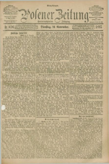 Posener Zeitung. Jg.102, Nr. 826 (26 November 1895) - Mittag=Ausgabe.