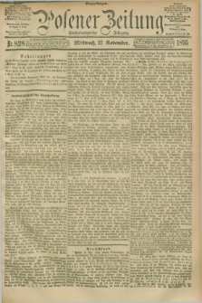 Posener Zeitung. Jg.102, Nr. 828 (27 November 1895) - Morgen=Ausgabe. + dod.