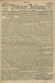 Posener Zeitung. Jg.102, Nr. 832 (28 November 1895) - Mittag=Ausgabe.