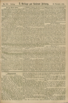 Posener Zeitung. Jg.102, Nr. 834 (29 November 1895) - Morgen=Ausgabe. + dod.