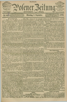 Posener Zeitung. Jg.102, Nr. 842 (2 Dezember 1895) - Abend=Ausgabe.