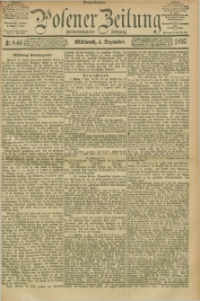 Posener Zeitung. Jg.102, Nr. 846 (4 Dezember 1895) - Morgen=Ausgabe. + dod.