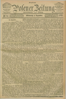 Posener Zeitung. Jg.102, Nr. 847 (4 Dezember 1895) - Mittag=Ausgabe.