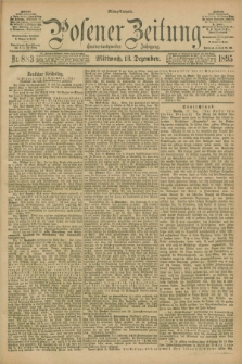 Posener Zeitung. Jg.102, Nr. 883 (18 Dezember 1895) - Mittag=Ausgabe.