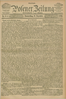 Posener Zeitung. Jg.102, Nr. 886 (19 Dezember 1895) - Mittag=Ausgabe.