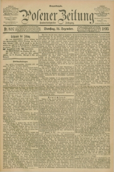 Posener Zeitung. Jg.102, Nr. 897 (24 Dezember 1895) - Morgen=Ausgabe. + dod.
