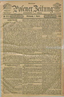 Posener Zeitung. Jg.103, Nr. 233 (1 April 1896) - Mittag=Ausgabe.