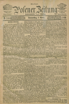 Posener Zeitung. Jg.103, Nr. 236 (2 April 1896) - Mittag=Ausgabe.