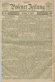 Posener Zeitung. Jg.103, Nr. 258 (14 April 1896) - Morgen=Ausgabe. + dod.