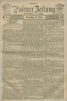 Posener Zeitung. Jg.103, Nr. 285 (23 April 1896) - Abend=Ausgabe.