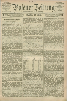 Posener Zeitung. Jg.103, Nr. 295 (28 April 1896) - Morgen=Ausgabe. + dod.