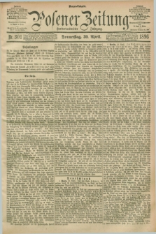 Posener Zeitung. Jg.103, Nr. 301 (30 April 1896) - Morgen=Ausgabe. + dod.