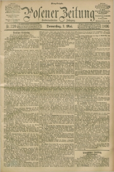 Posener Zeitung. Jg.103, Nr. 320 (7 Mai 1896) - Mittag=Ausgabe.