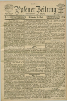 Posener Zeitung. Jg.103, Nr. 336 (13 Mai 1896) - Abend=Ausgabe.