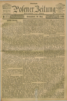 Posener Zeitung. Jg.103, Nr. 373 (30 Mai 1896) - Mittag=Ausgabe.