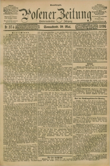 Posener Zeitung. Jg.103, Nr. 374 (30 Mai 1896) - Abend=Ausgabe.
