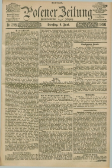 Posener Zeitung. Jg.103, Nr. 398 (9 Juni 1896) - Abend=Ausgabe.