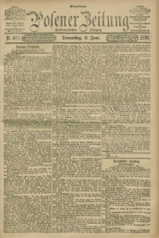 Posener Zeitung. Jg.103, Nr. 403 (11 Juni 1896) - Mittag=Ausgabe.