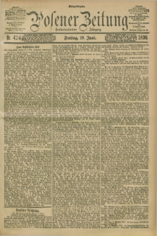 Posener Zeitung. Jg.103, Nr. 424 (19 Juni 1896) - Mittag=Ausgabe.