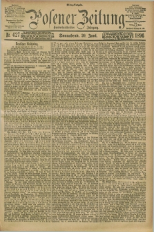 Posener Zeitung. Jg.103, Nr. 427 (20 Juni 1896) - Mittag=Ausgabe.