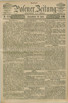 Posener Zeitung. Jg.103, Nr. 428 (20 Juni 1896) - Abend=Ausgabe.