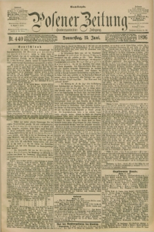 Posener Zeitung. Jg.103, Nr. 440 (25 Juni 1896) - Abend=Ausgabe.