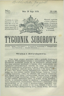 Tygodnik Soborowy. 1870, nr 19/20 (29 maja)