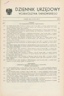 Dziennik Urzędowy Województwa Tarnowskiego. 1985, nr 12 (25 lipca)