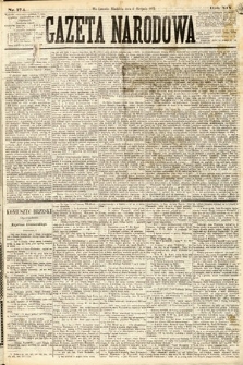 Gazeta Narodowa. 1875, nr 174