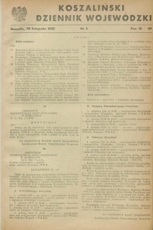 Koszaliński Dziennik Wojewódzki. 1950, nr 3 (20 listopada)