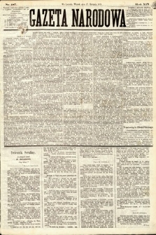Gazeta Narodowa. 1875, nr 187