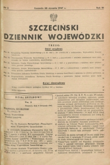 Szczeciński Dziennik Wojewódzki. R.3, nr 2 (30 stycznia 1947)