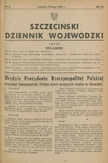Szczeciński Dziennik Wojewódzki. R.3, nr 4 (3 marca 1947)