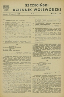 Szczeciński Dziennik Wojewódzki. [R.6], nr 15 (25 sierpnia 1950)