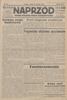 Naprzód : organ Polskiej Partji Socjalistycznej. 1934, nr 14