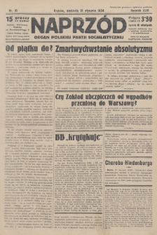 Naprzód : organ Polskiej Partji Socjalistycznej. 1934, nr 16
