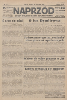 Naprzód : organ Polskiej Partji Socjalistycznej. 1934, nr 17