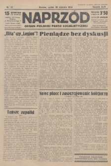 Naprzód : organ Polskiej Partji Socjalistycznej. 1934, nr 20